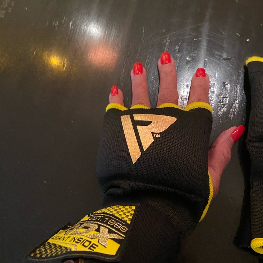 Black and Yellow Hand Wraps